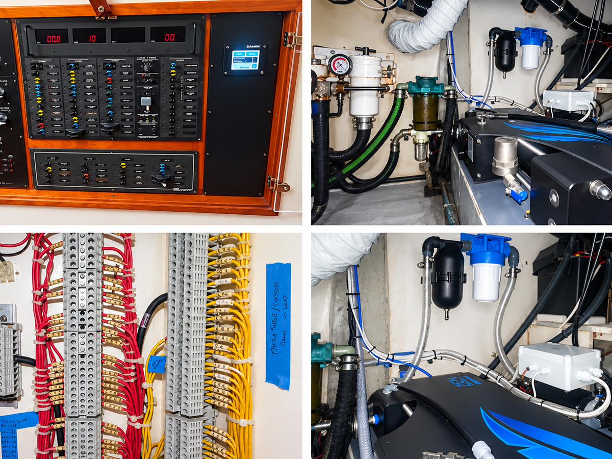 Equipment installations maritime delivery