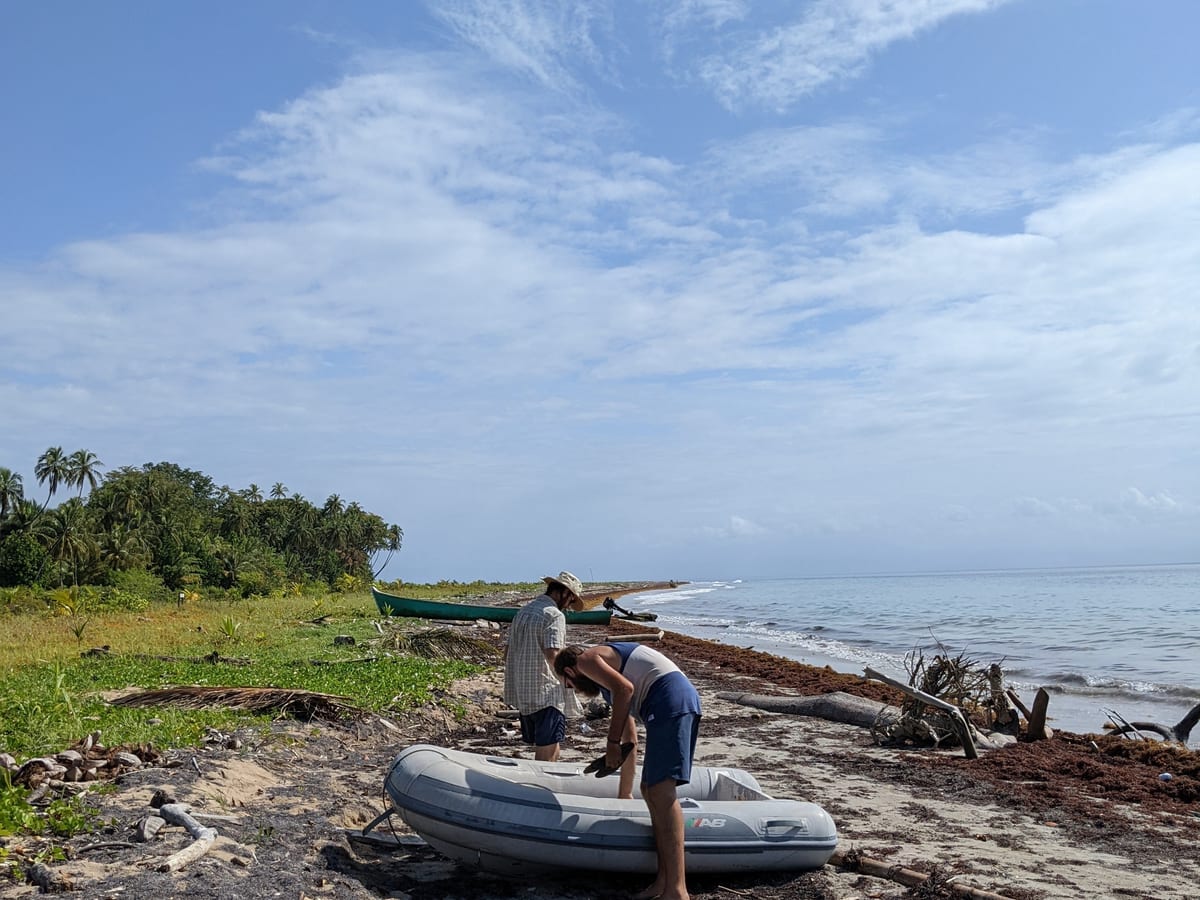 Remote-island logistics